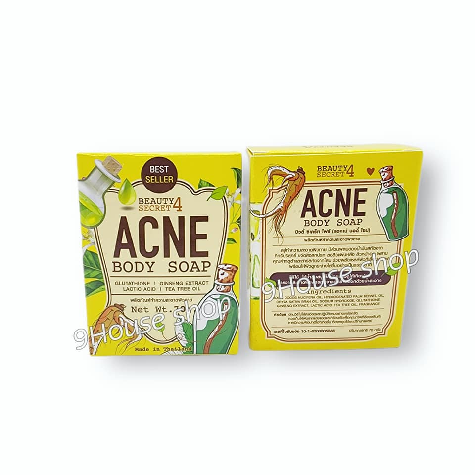 Xà Bông Tắm Cho Da Mụn ANCE BODY SOAP Beauty Secret Four Thái Lan 70gram