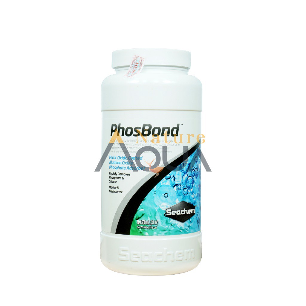 SEACHEM PHOSBOND - VẬT LIỆU LỌC PO4,SILICATE,ACID,ĐỘC TỐ KIM LOẠI 250ml / 500ml