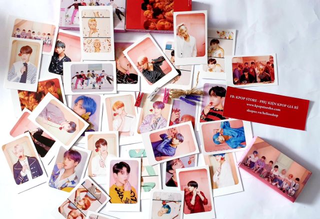 Lomo card BTS Map of the seoul Persona kèm kẹp và dây