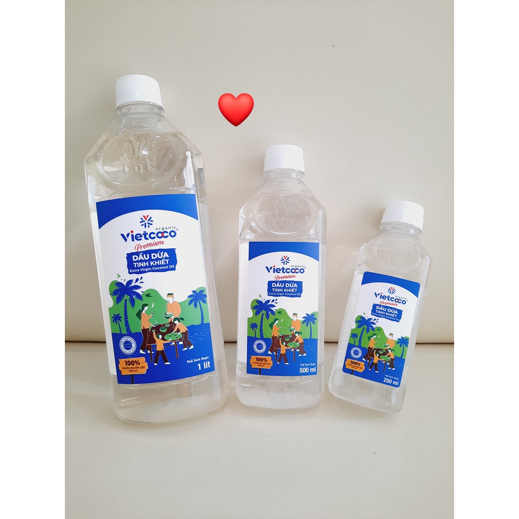 Dầu Dừa Nguyên Chất organic vietcoco