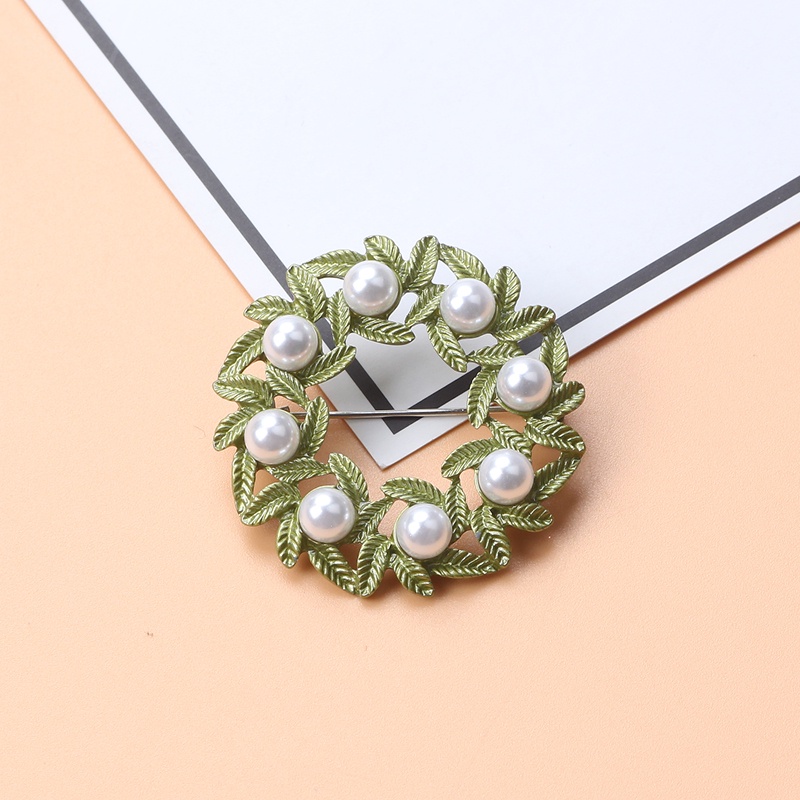 (MớI) Ghim GàI ÁO HợP Kim ĐíNh NgọC Trai Giả Xinh XắN