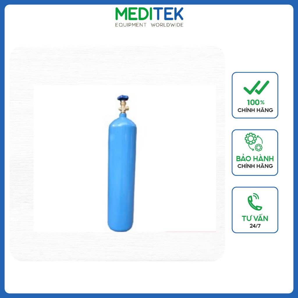 [CHÍNH HÃNG] Bình Oxy y tế gia đình loại 5 lít, trợ thở cho bệnh nhân đau ốm, cấp cứu, đảm bảo an toàn