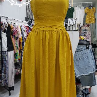 Đầm 2 dây cột eo (kèm hình thật shop chụp)
