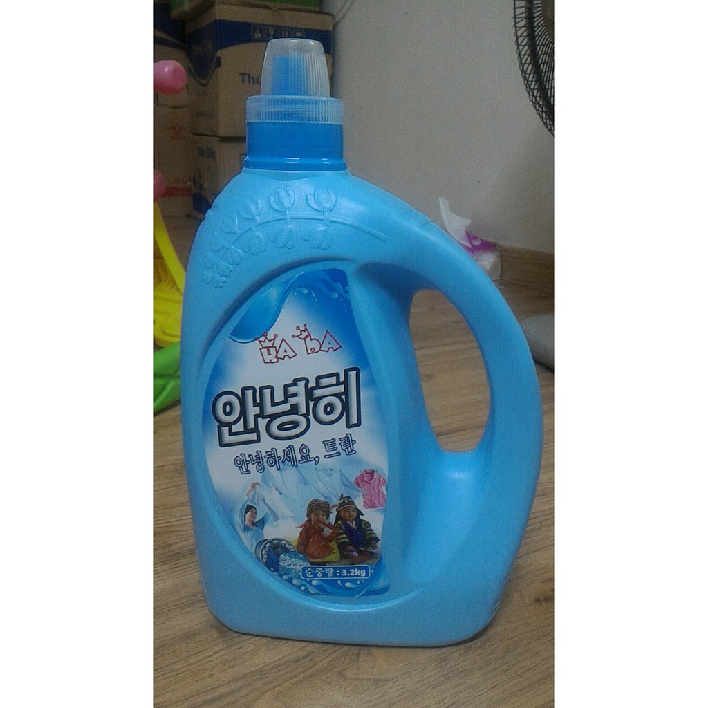 Nước Giặt Xả Haba Hàn Quốc 4,5L (dùng cho cả trẻ em)