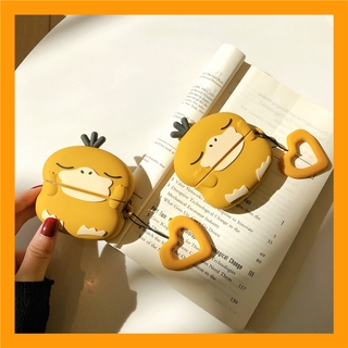Vỏ Bảo Vệ Hộp Sạc Tai Nghe Airpods 3 Hình Vịt Psyduck Dễ Thương