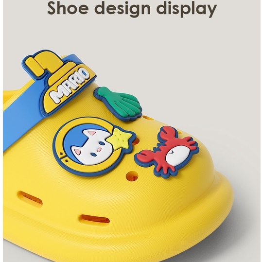 Dép sandal CHEERFUL MARIO phong cách hoạt hình 2022 cho trẻ em