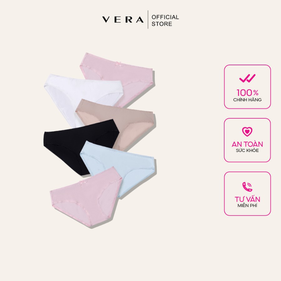 Combo 06 quần lót nữ thun lạnh Vera 6323