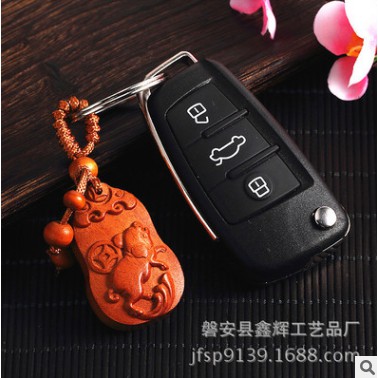 Sỉ 120 Móc khóa gỗ in hình 12 con giáp bình an