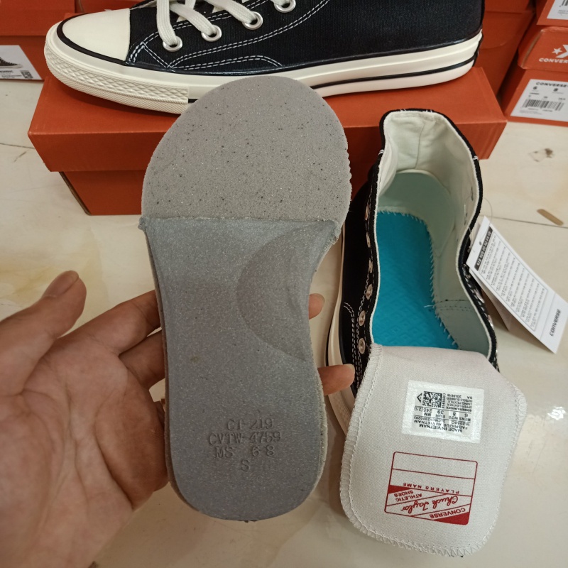 Giày Thể Thao Converse 1970s Đen Cổ Cao