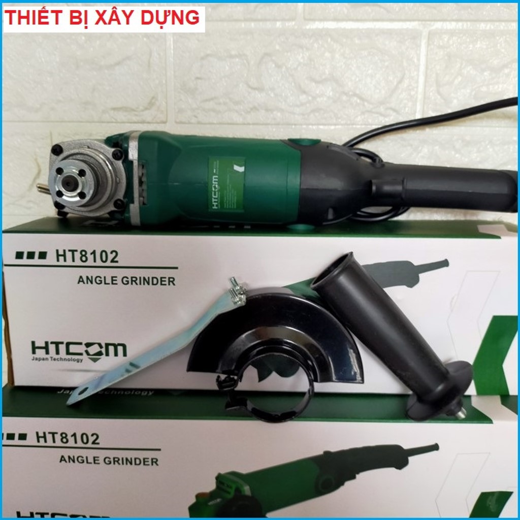 Máy cắt góc 1 tấc công tắc bóp HTCOM  HT8102 máy cắt gỗ,cắt sắt,mài góc,cắt gạch,cắt nhôm,cắt đá hoa cương