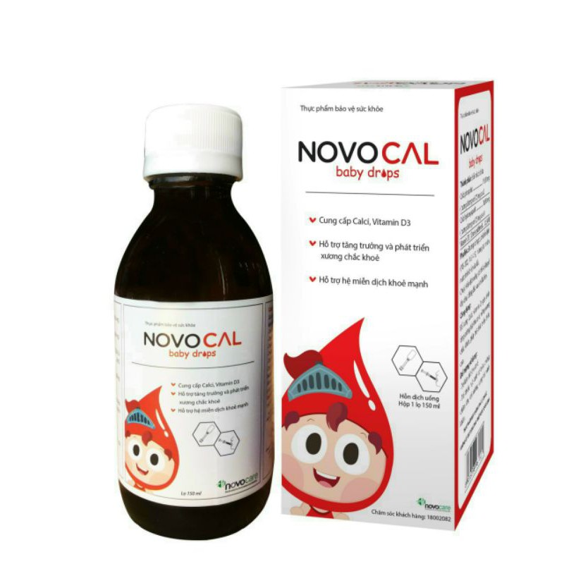 canxi sữa hữu cơ Novocal baby cho bé từ 6 tháng tuổi