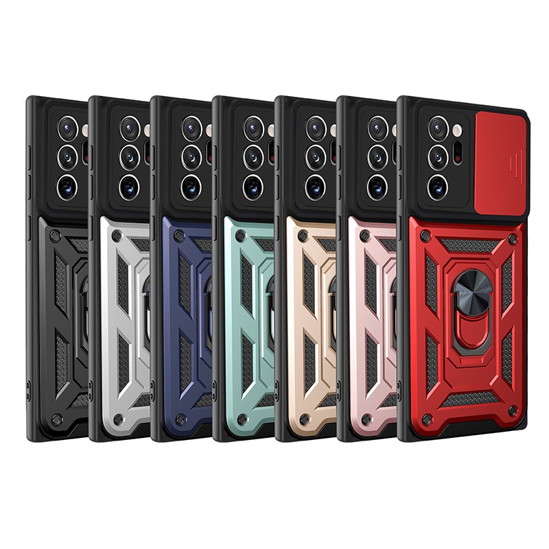 Ốp Điện Thoại Chống Rơi Có Thanh Trượt Bảo Vệ Camera Cho Samsung Galaxy A52s 5G A52 4G A52 5G Galaxy A31 A32 4G A51 4G Galaxy S21 Plus S21 Ultra