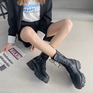 GIÀY BỐT ULZZANG ĐẾ RĂNG CƯA 5CM CÓ ẢNH THẬT [ORDER]