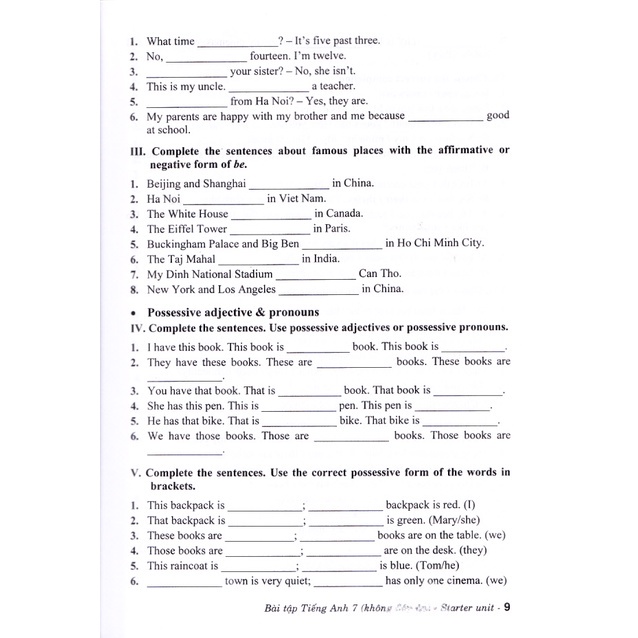 Sách - Bài tập tiếng anh 7 - Chân trời sáng tạo