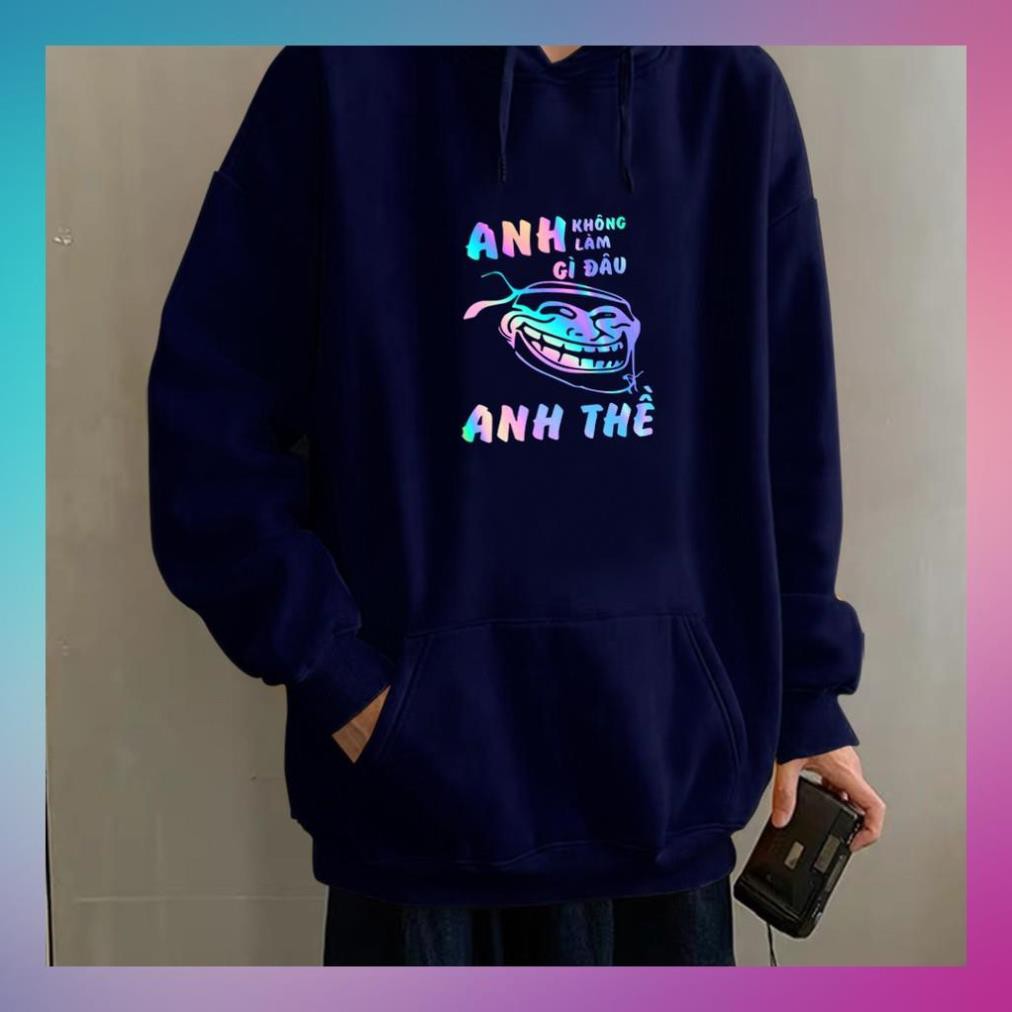 [UY TÍN-CHẤT LƯỢNG] Áo Khoác Nỉ Hoodie Phản Quang Anh Không Làm Gì Đâu PQ02KN | BigBuy360 - bigbuy360.vn