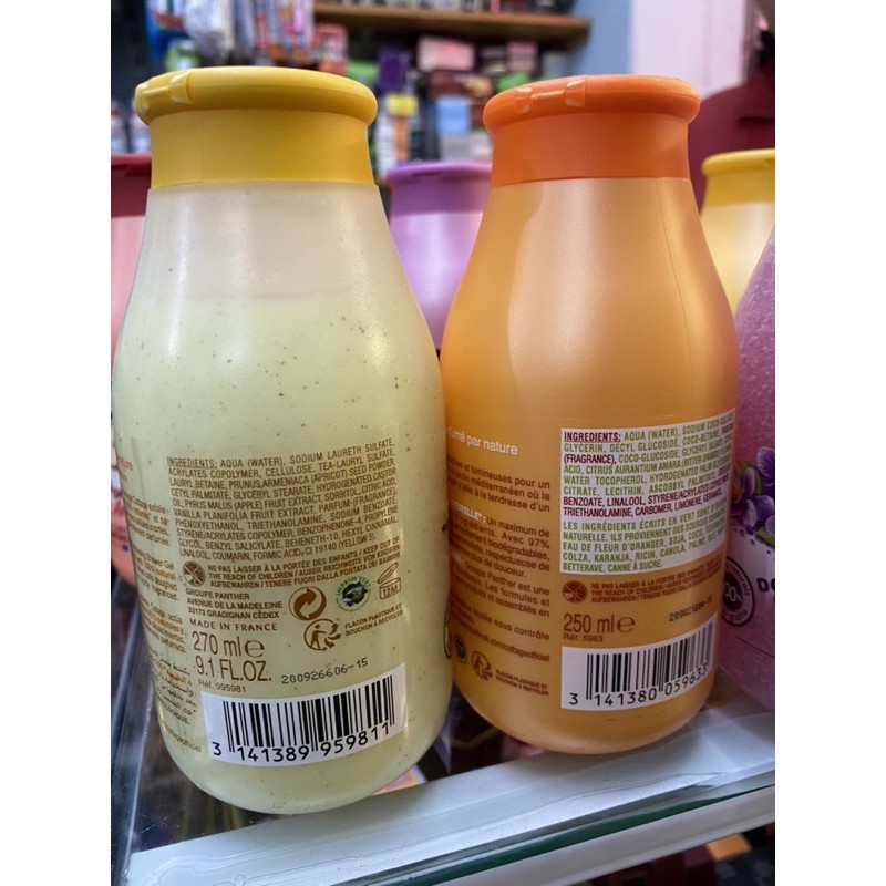 sữa tắm cottage pháp 250ml các mùi