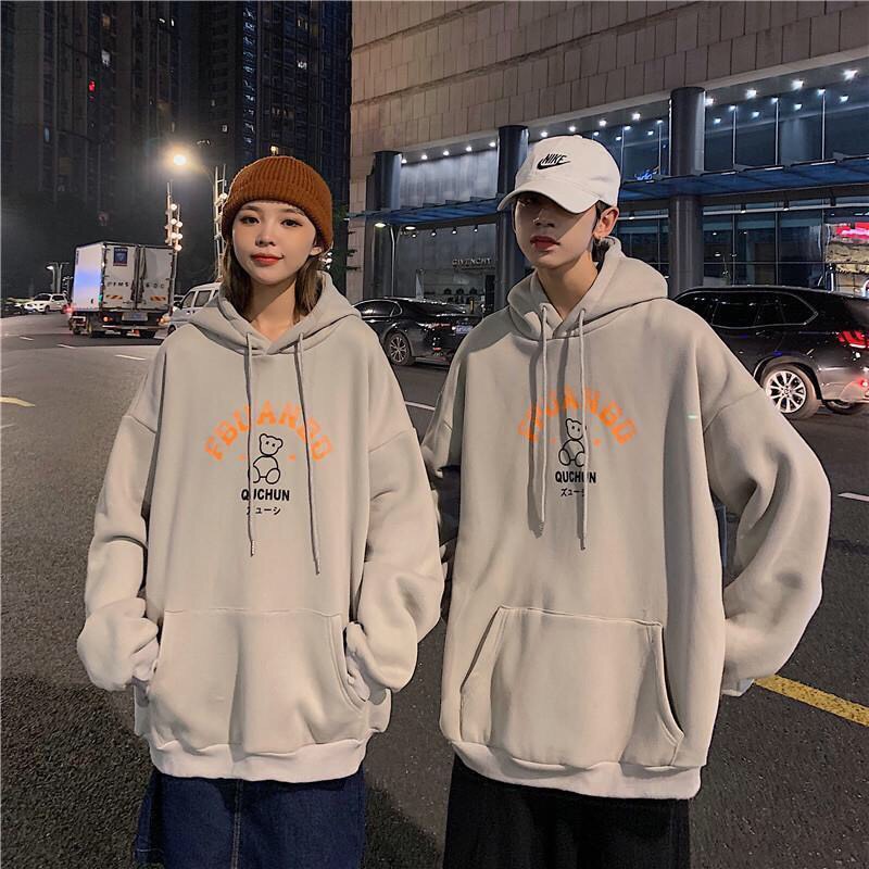 Áo Hoodie Nam Nữ Form Rộng, Áo Khoác Hoodie Nỉ Unisex Freesize Dưới 65kg Gumball