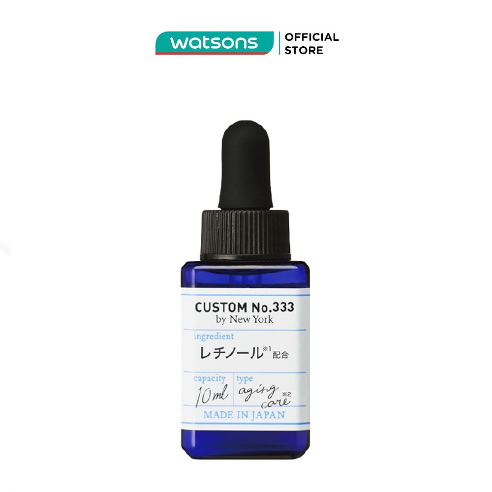 Tinh Chất Custom No.333 By New York Retinol Trẻ Hóa Da 10ml