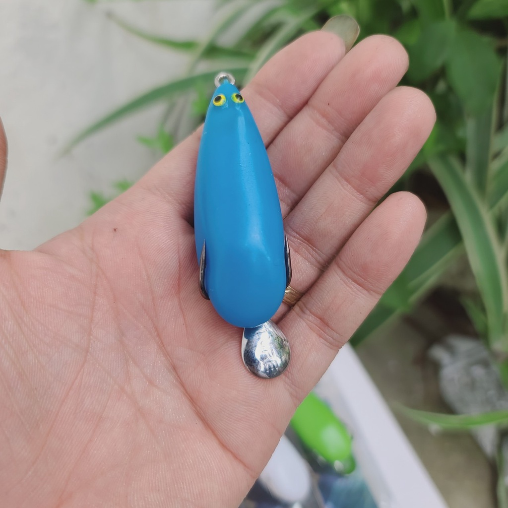 Mồi Câu Lure Nhái Hơi Nhái Nhấp S68 mồi câu lure
