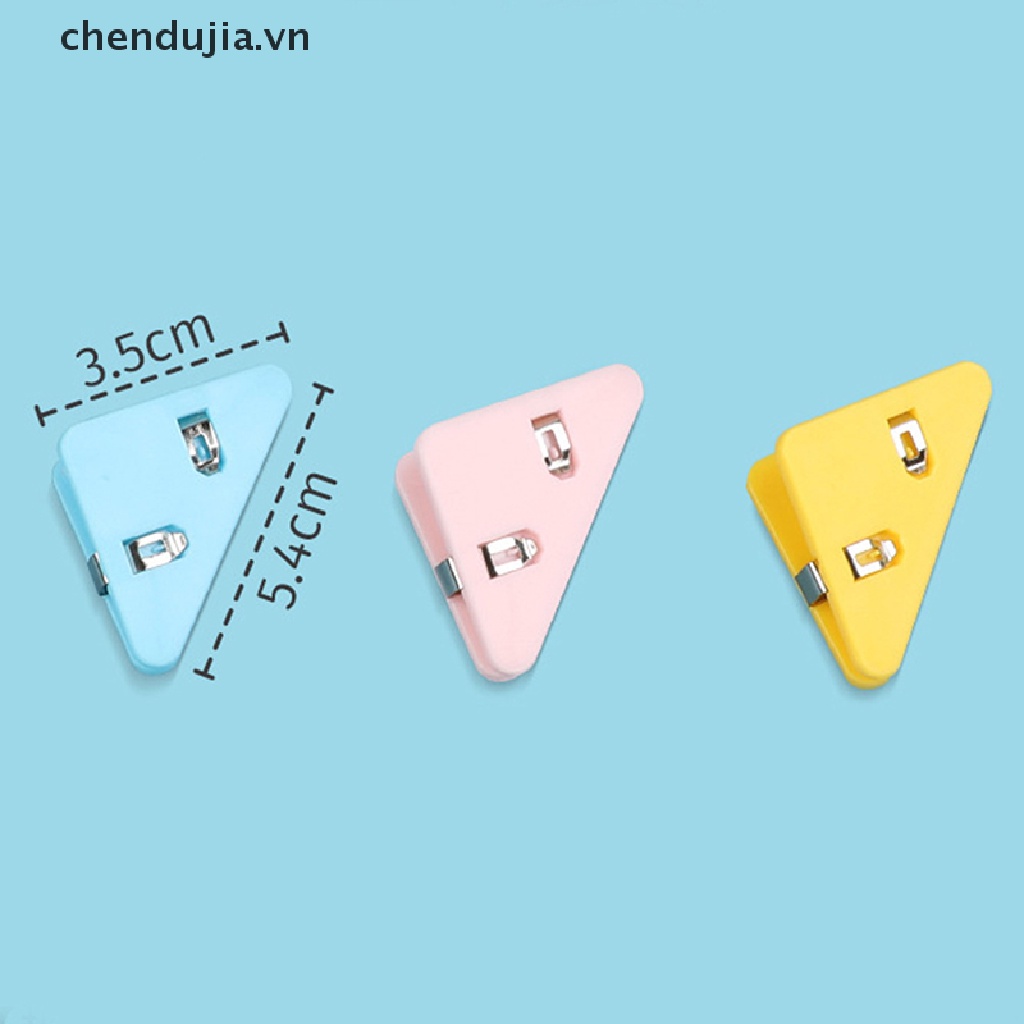 Bộ 5 Kẹp Giấy Hình Tam Giác Nhiều Màu Sắc