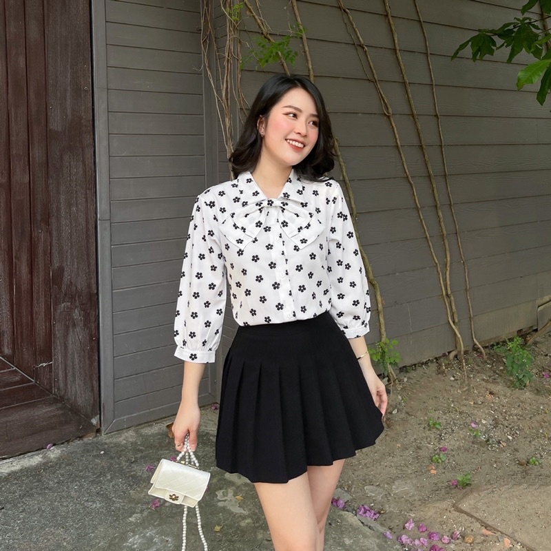 🆘FREESHIP- ÁO SƠ MI NỮ CÔNG SỞ NƠ RỜI