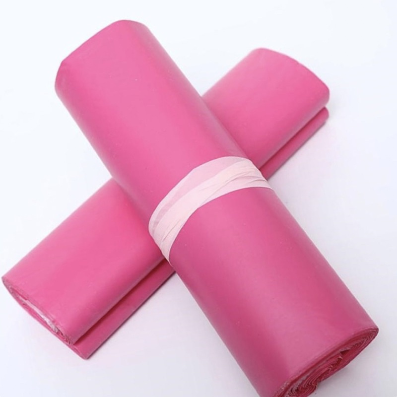 Túi gói hàng niêm phong dán miệng có sẵn keo, túi đóng hàng online size 20x35 cuộn 100 cái