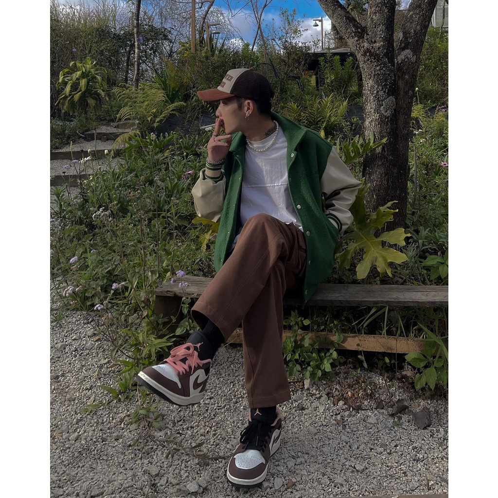 Giày sneaker nam nữ Nike Jordan 1 Low Mocha Brown chính hãng 100%