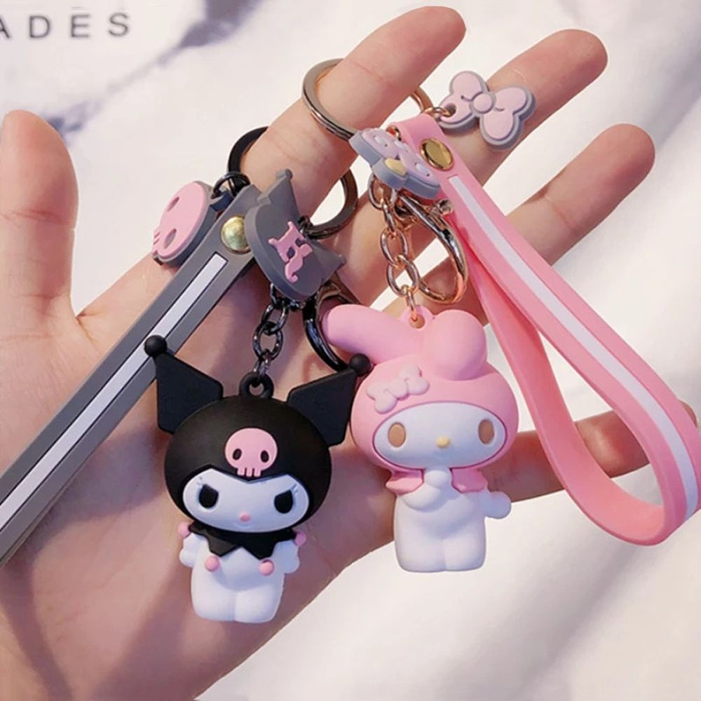 Móc khóa hình hoạt hình dễ thương độc đáo