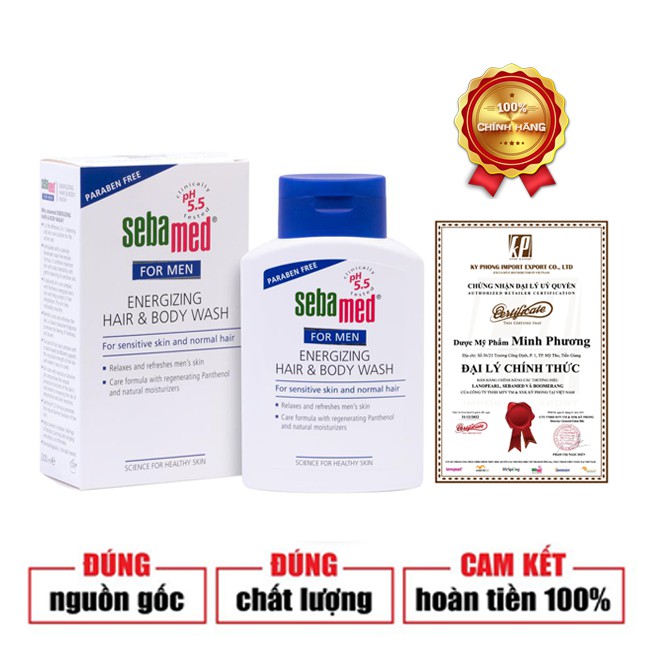 Sữa tắm gội 2 trong 1 cho nam Sebamed pH5.5