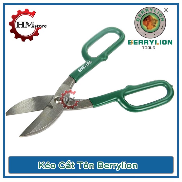 Kéo cắt tôn Berrylion đầu lớn 10inch 12inch - Kéo cắt tôn sắt, kéo cắt thiết, kéo cắt kim loại