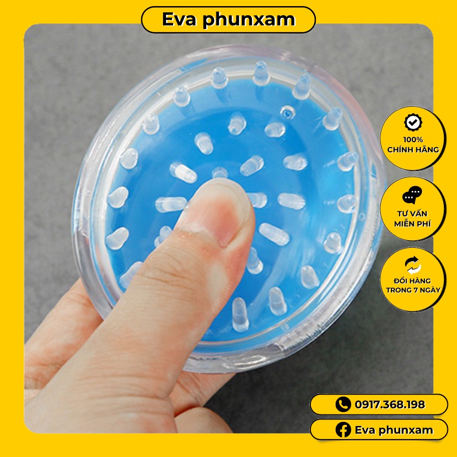 Lược gội đầu silicon dưỡng sinh massage da đầu