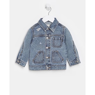 Áo khoác denim River Island cực chất cho bé