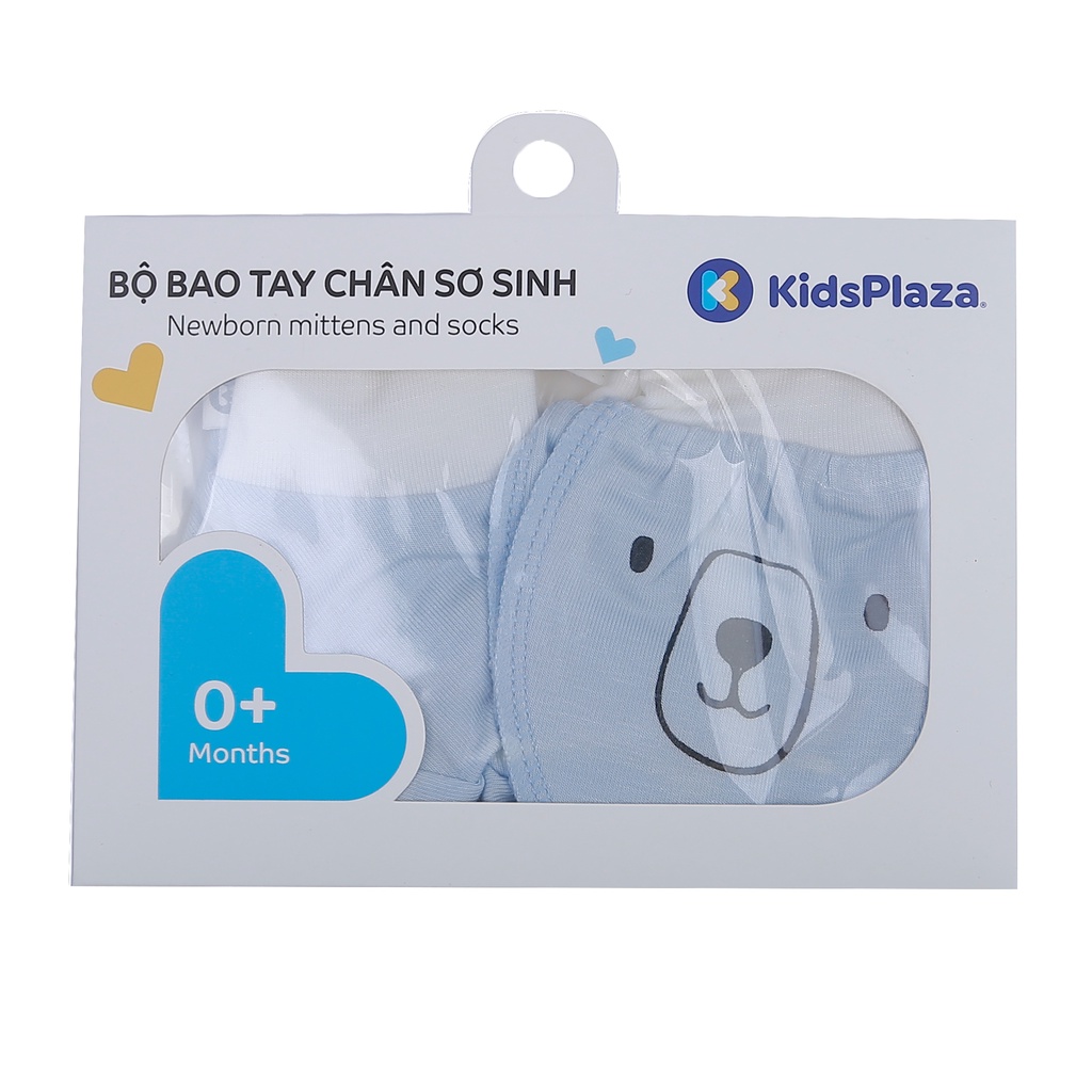 Bộ bao tay chân sơ sinh cho bé Kids Plaza hoạ tiết siêu đáng yêu ND21T (nhiều mẫu)