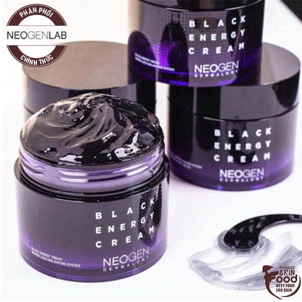 Kem Dưỡng Cấp Nước, Tăng Độ Đàn Hồi, Cải Thiện Nếp Nhăn Cho Da Dầu Và Da Nhạy Cảm Neogen Black Energy Cream 80ml