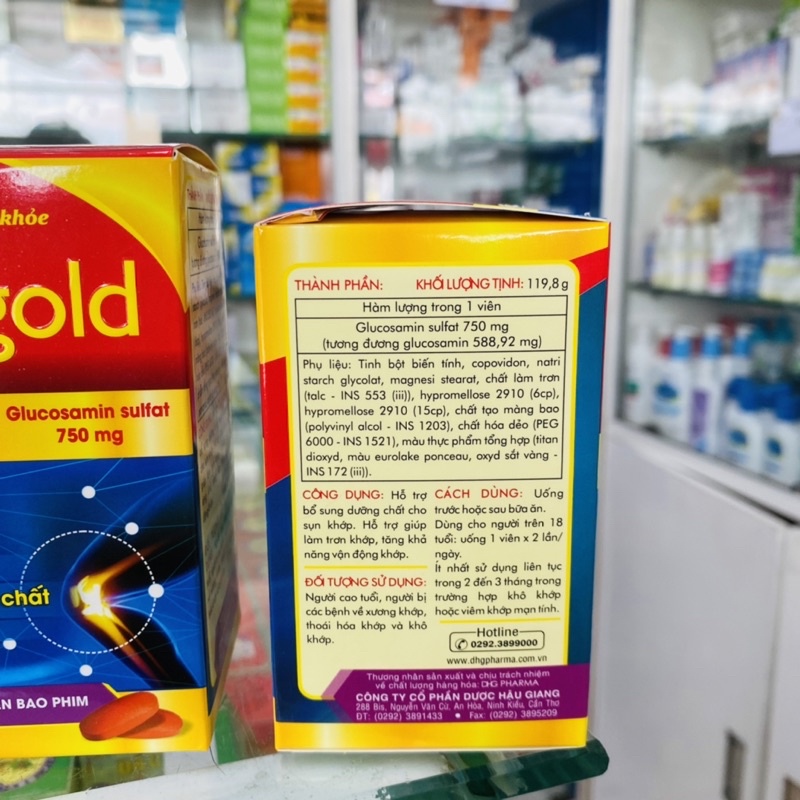 ✅  Ostigold 750mg Bổ sung dưỡng chất cho sụn khớp