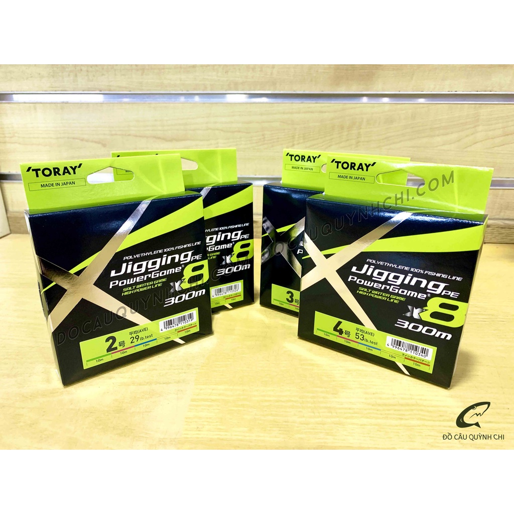 DÙ TORAY 300M: JIGGING POWER GAME X8