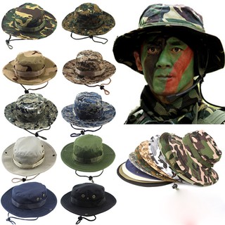 Nón tai bèo câu cá phong cách quân đội