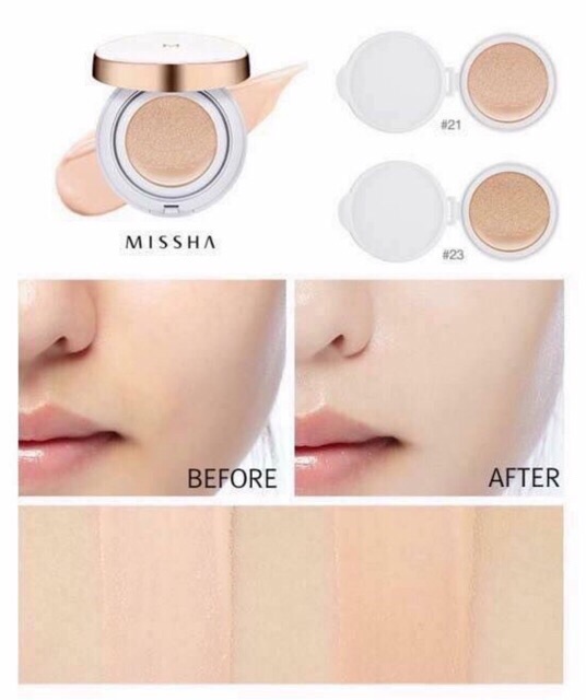 Missha M Magic Cushion SPF 50+ PA+++ - Phấn Nước Nhật Bản