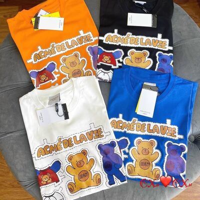 Áo phông nữ màu sắc in chữ AmeDela