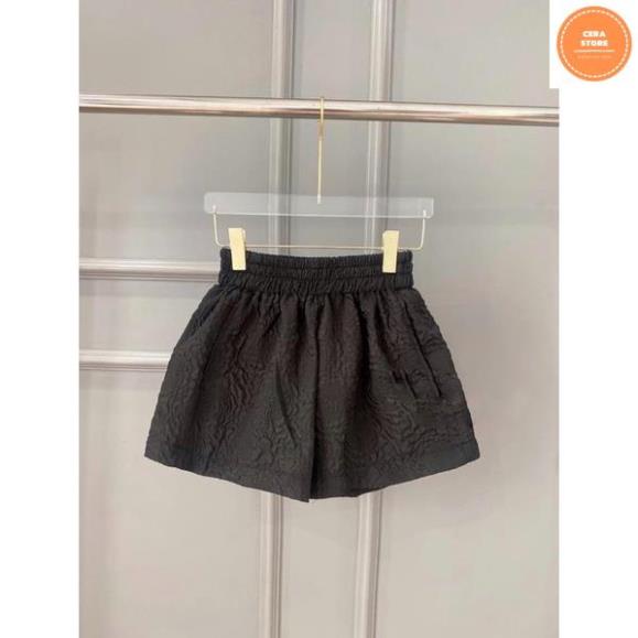 Quần Short Xốp Dập Nổi Siêu Hot-Sooc Ống Rộng Lưng Chun Cạp Cao In Hoa Nổi- Cera Store | BigBuy360 - bigbuy360.vn