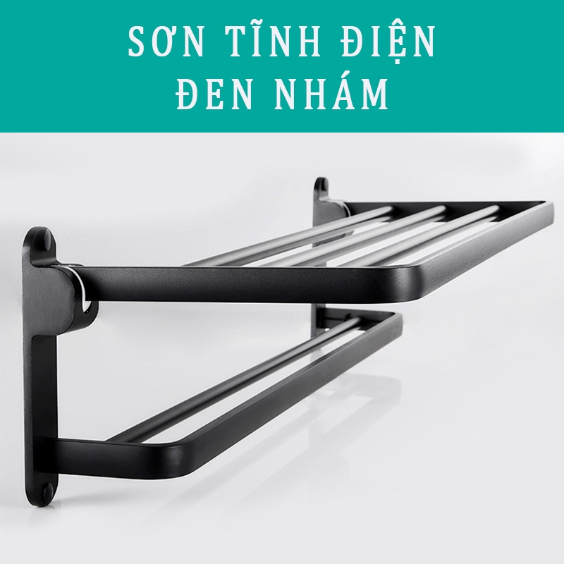 Giá Treo Khăn, Kệ Treo Khăn Nhà Tắm Sơn Tĩnh Điện Phong Cách Bắc Âu