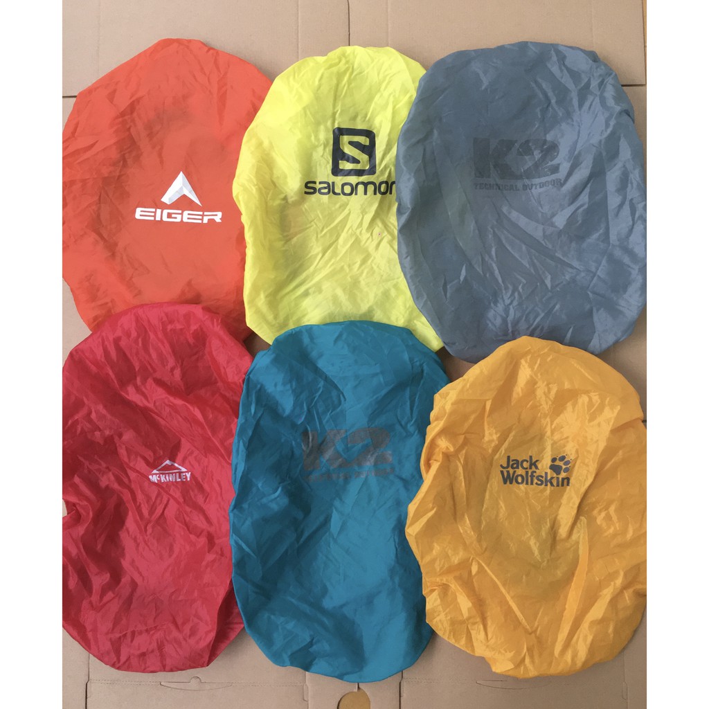 Túi trùm ba lô áo mưa balo đi mưa đa năng, chất liệu vải dù chống nước, chống bụi, bảo vệ balô - NHIỀU MÀU