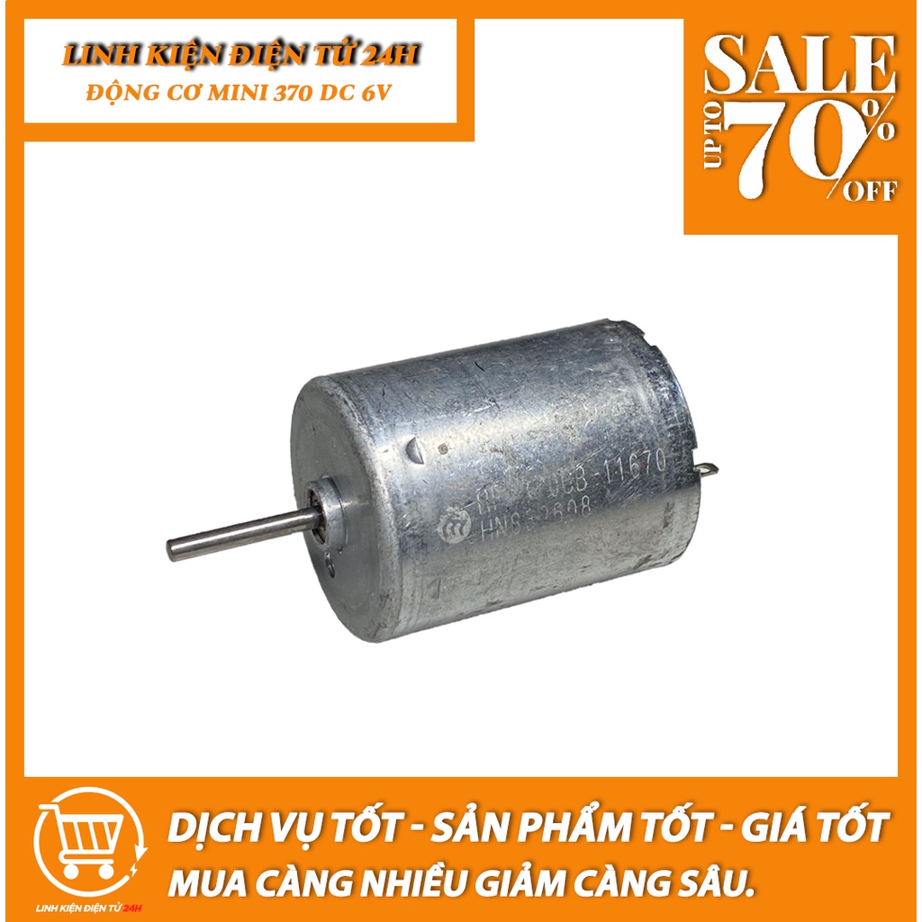 Động cơ motor mini DC 360 6V - LK0031 2 loại (Siêu êm)