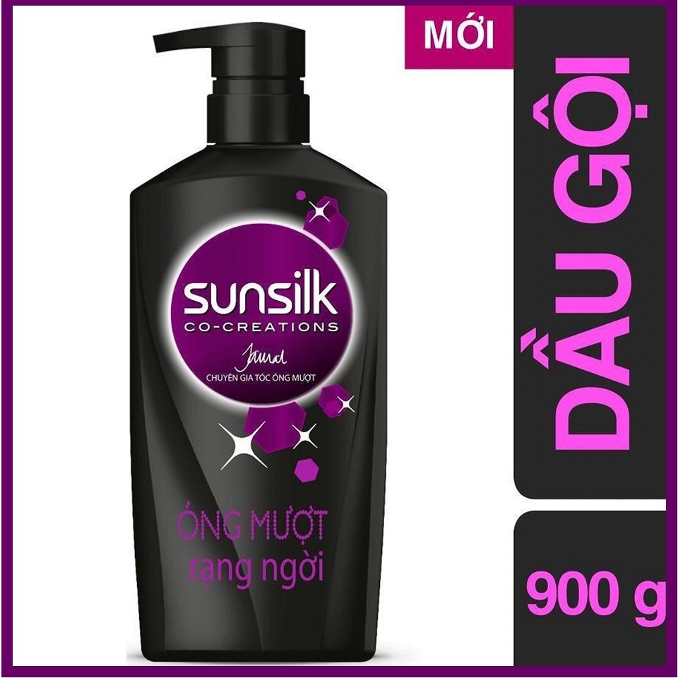 Dầu gội Sunsilk Óng mượt rạng ngời (Đen) 900g