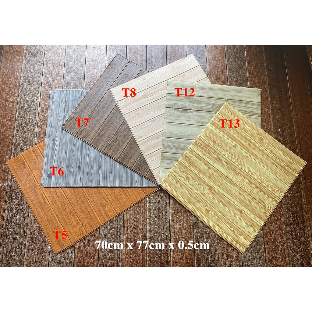 (Quận 12) Xốp dán tường giả gỗ dày 5mm | BigBuy360 - bigbuy360.vn