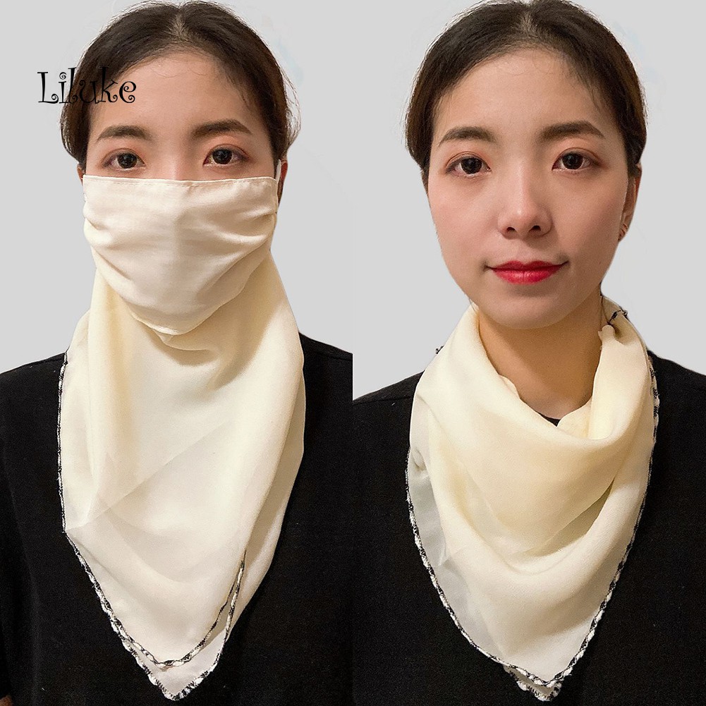 Khẩu Trang Chống Nắng Chống Bụi Thoáng Khí Dành Cho Nữ