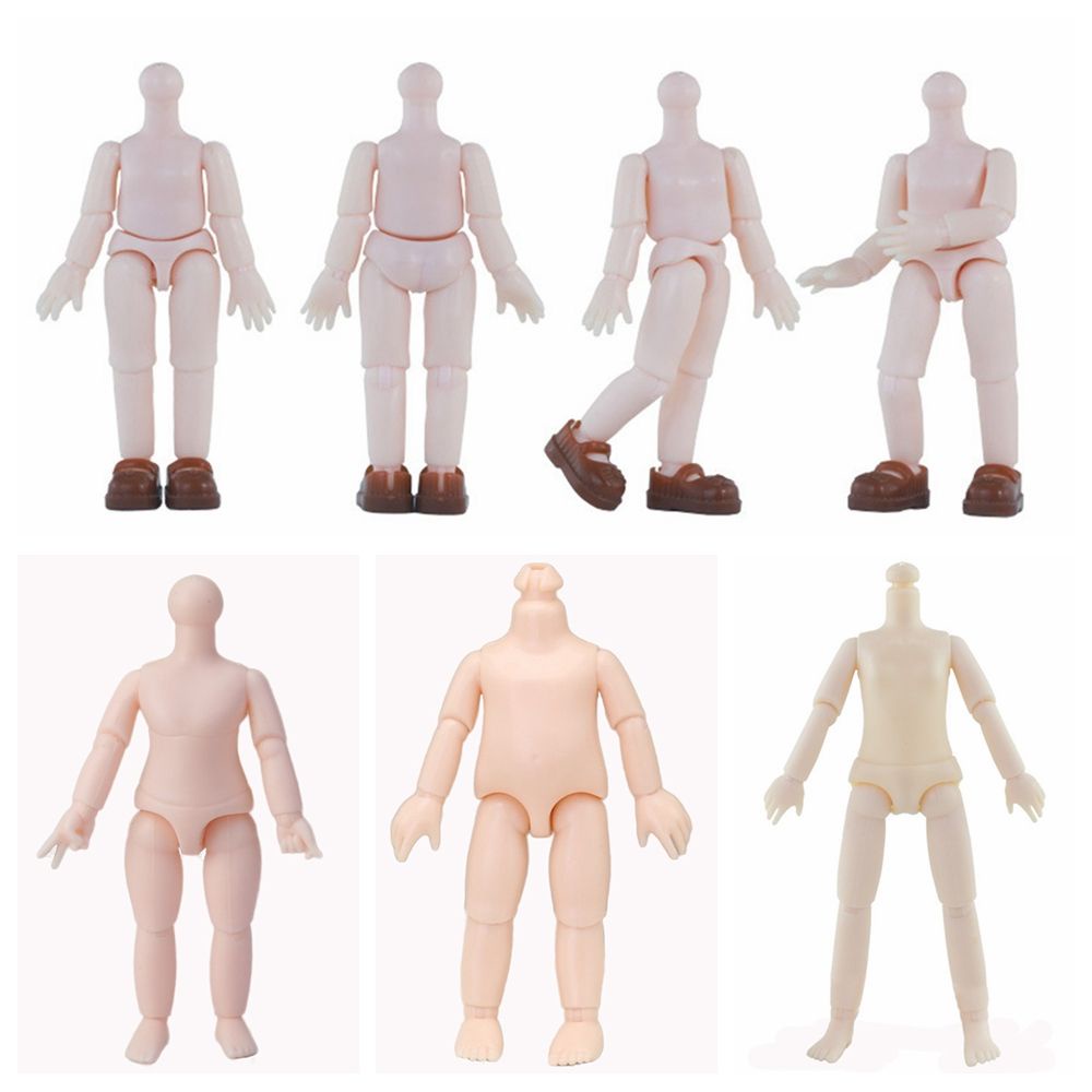 Mô hình cơ thể búp bê 13 khớp có thể di chuyển tỉ lệ 1/12 1/8 9.5/11/12/15.5cm