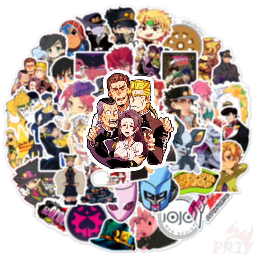 ❉ JoJo's Bizarre Adventure - Series 06 Anime Stickers ❉ 50Pcs/Set Fashion DIY Waterproof Decals Doodle Stickers