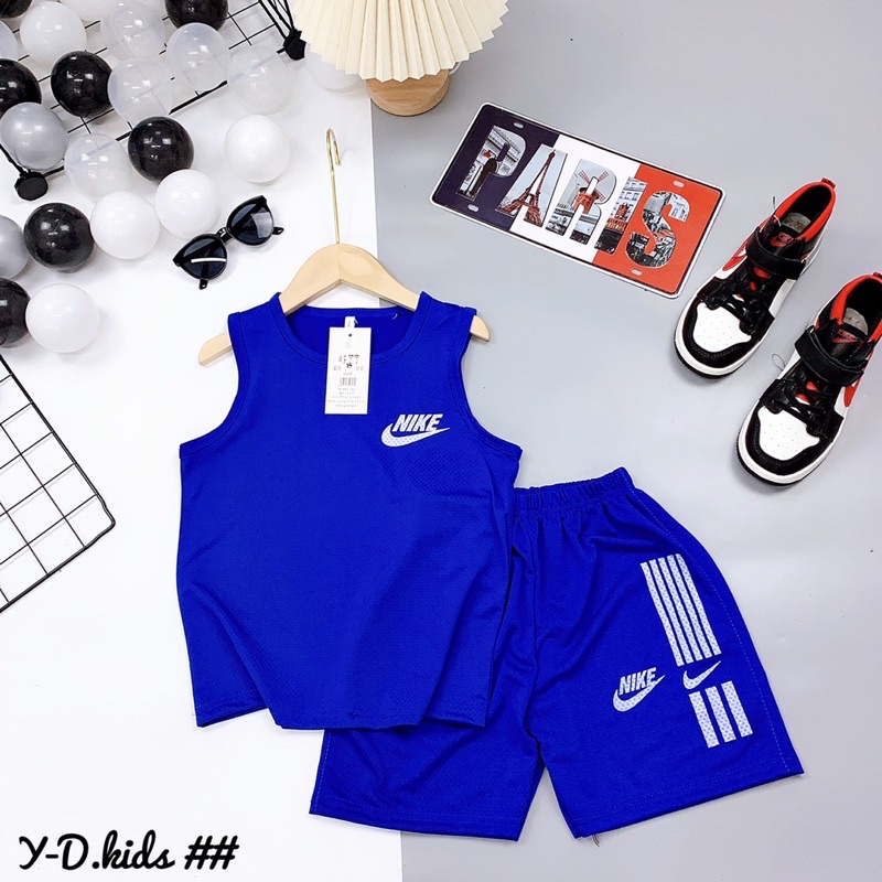 SIZE ĐẠI 18-29KG: bộ NK ba lỗ thông hơi thoáng mát cho bé trai - BN3LTH