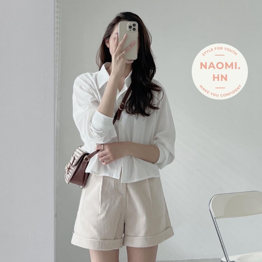 Áo sơ mi nữ xẻ tà sau lưng độc lạ dài tay cổ đức . Áo kiểu nữ xẻ tà sau lưng gợi cảm chất đẹp 3 màu xanh trắng hothit | BigBuy360 - bigbuy360.vn